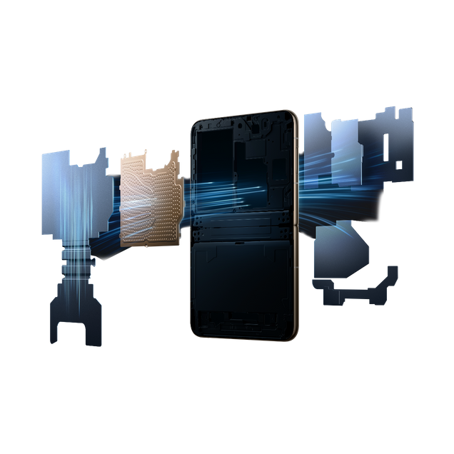 HUAWEI Pura X 散热结构图,展示强劲散热