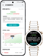HUAWEI WATCH GT 5 Pro和华为手机的正面图，展示了HUAWEI WATCH GT 5 Pro 结合心率、体温等生理指标，评估卵巢健康的功能