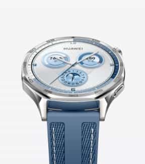 HUAWEI WATCH GT 5 46mm型号的表圈细节图，展示了表圈切面