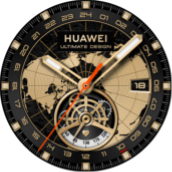 HUAWEI WATCH ULTIMATE DESIGN golden life theme