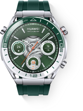 HUAWEI WATCH Ultimate front with colorful watch faces